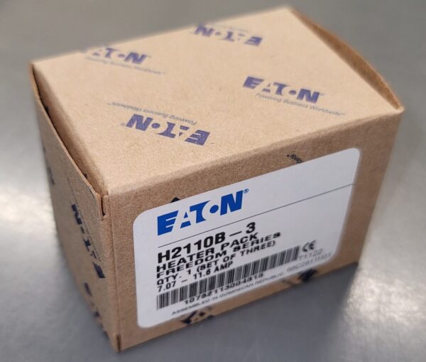 H2110B-3 Small Eaton heater pack cardboard box