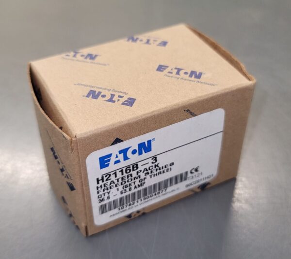 H2116B-3 Small Eaton H2116B heater pack cardboard box
